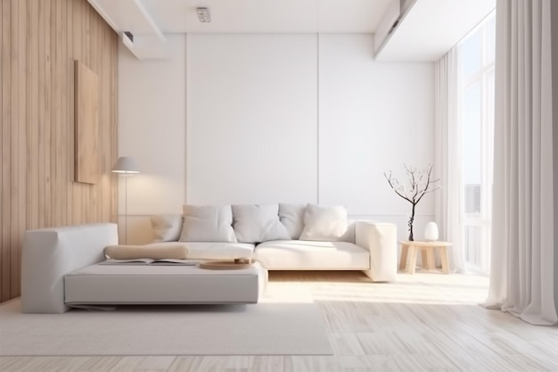 HomeDB.ru | Дизайн квартиры со светлым ламинатом